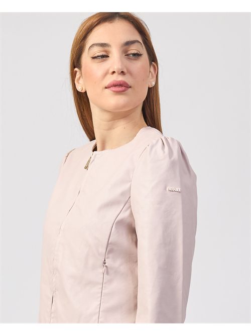 Veste effet cuir Yes Zee avec plis dans le dos YES ZEE | J438-G1000442